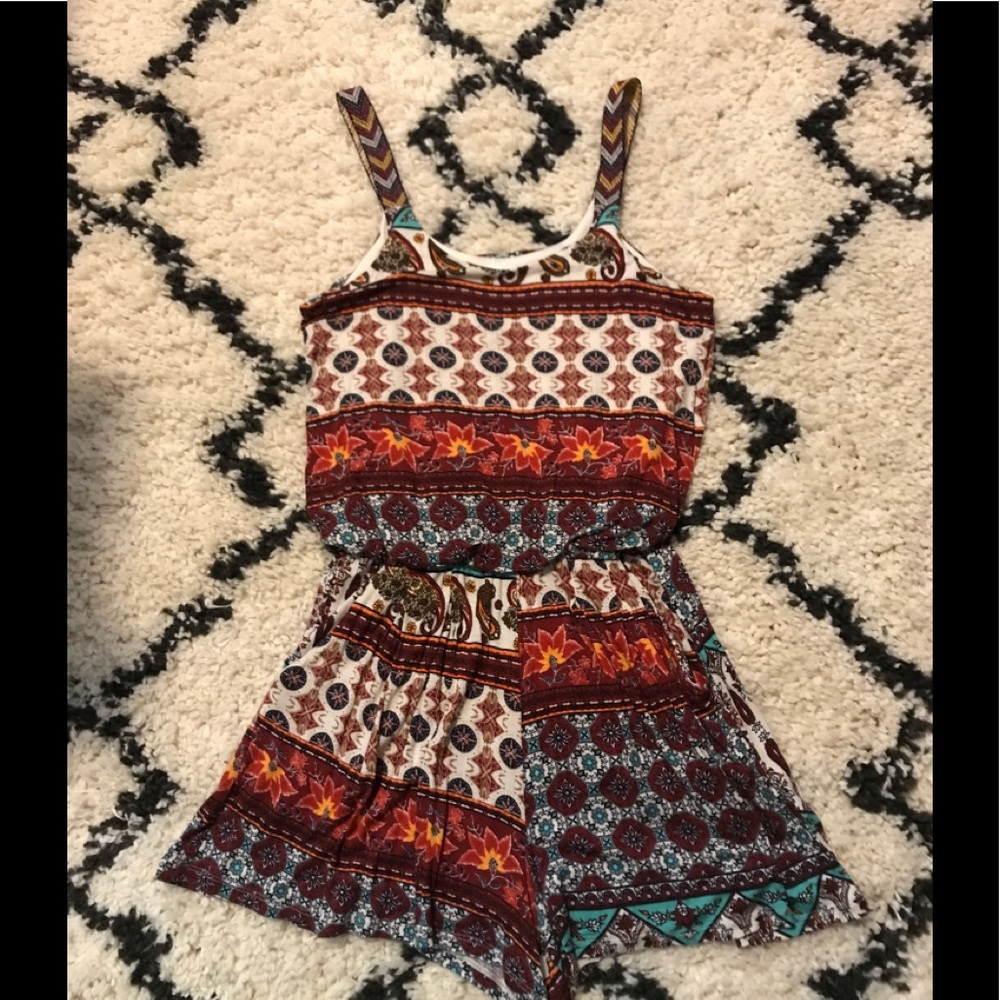 Multi color romper